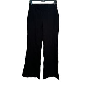 Spanx The Perfect Pant Split Hem Wide Leg - Black - Medium